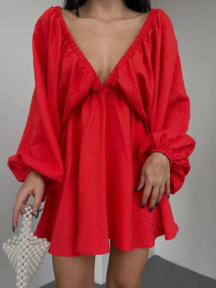 Kathy | Summer Long Sleeve Dress
