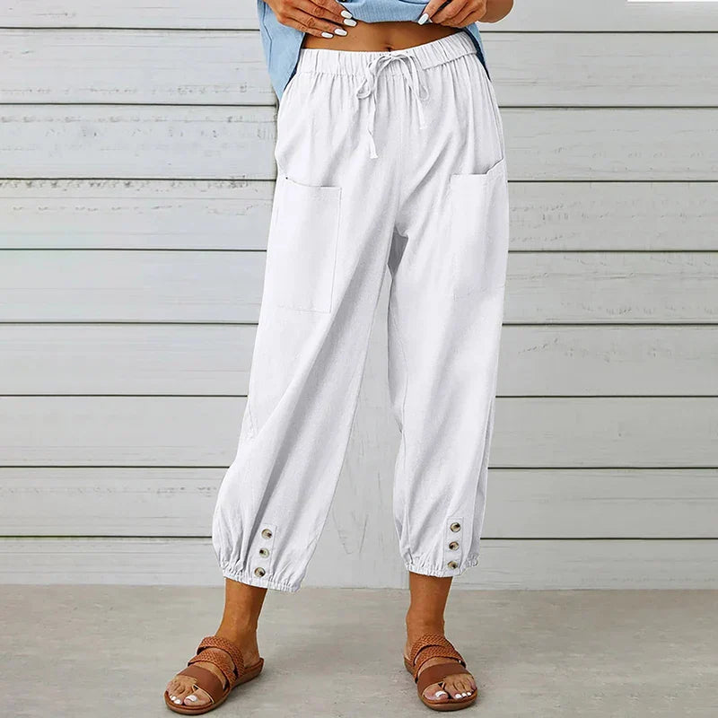 Ayla | Breathable Linen Trousers