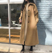 Keanne | Elegant Long Winter Trench Coat for Women