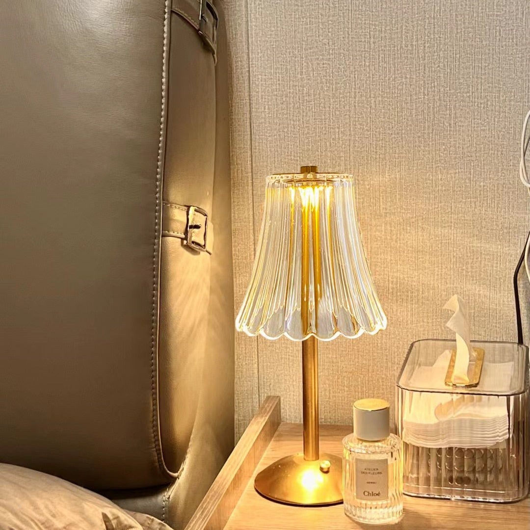 Diamond - LED Retro Table Lamp USB Rechargeable