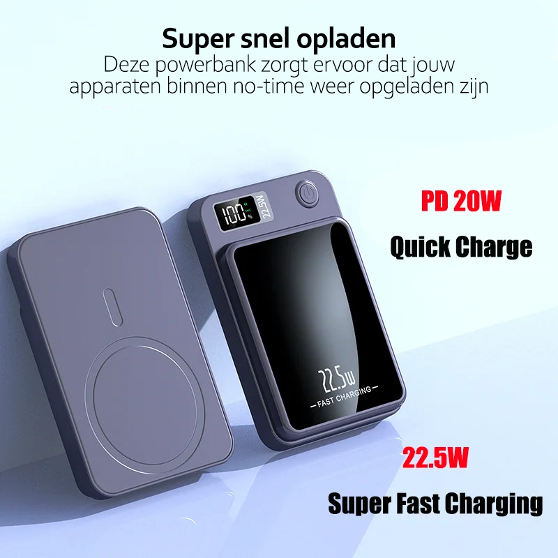 Magcharge - compact powerful power bank (wireless) Magsafe
