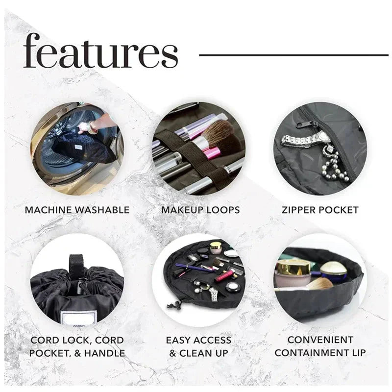 Layla | Stylish and Versatile Makeup Bag with Quick Access