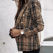 Abby | Stylish Checked Blazer