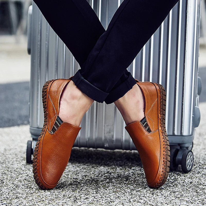 Elevate Your Style with DAVID | Luxe Leather Men’s Loafers