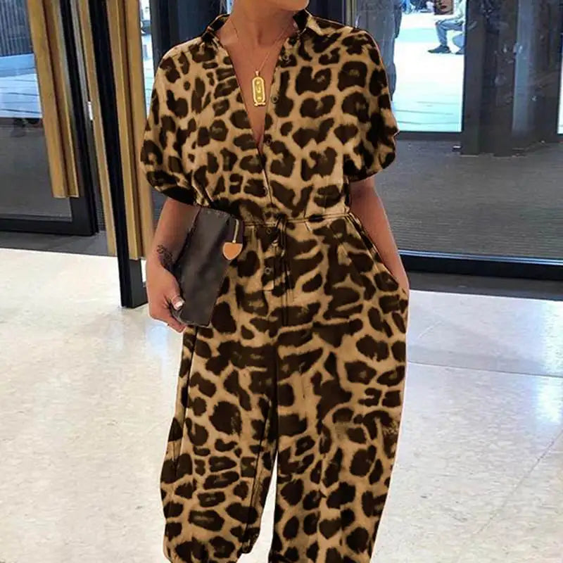 Olivia | Overall V-Neck Jumpsuit