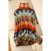 Turtleneck with patchwork - Hiske