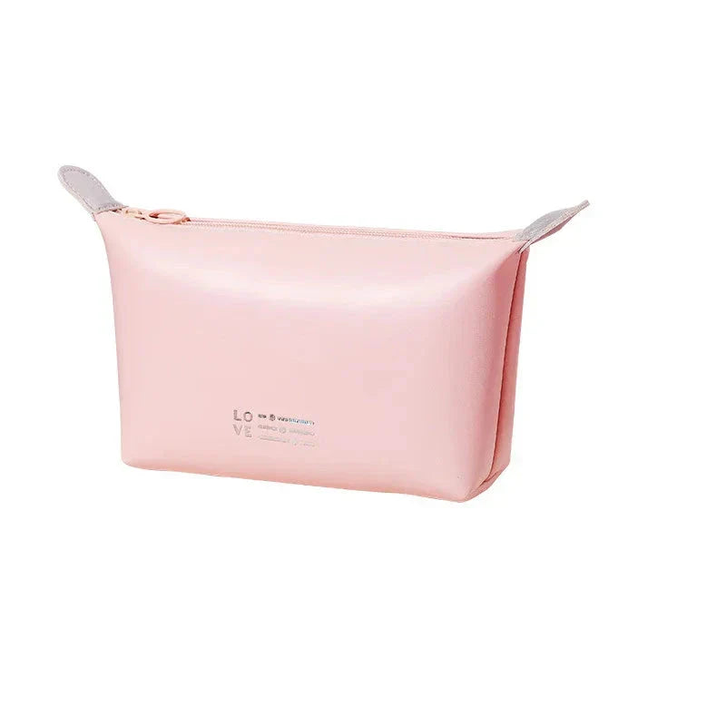 Emmeline | Solid Color Large Capacity Cosmetic Pouch
