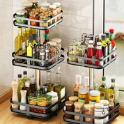 360 ° rotate versatile storage