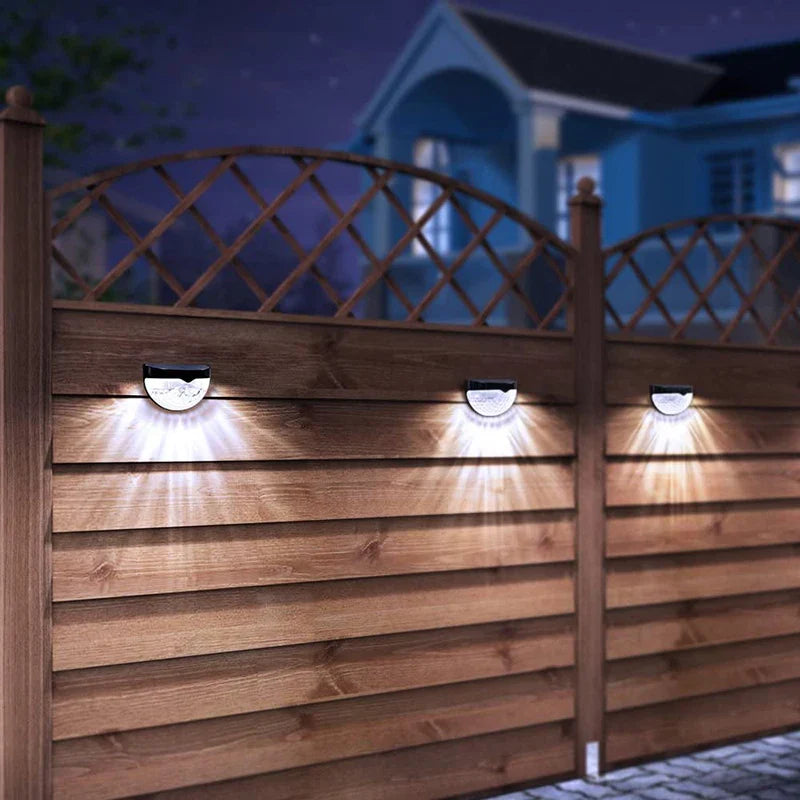 Solar Wall Lights Outdoor - Waterproof LED Garden Lights for Driveway & Patio-3