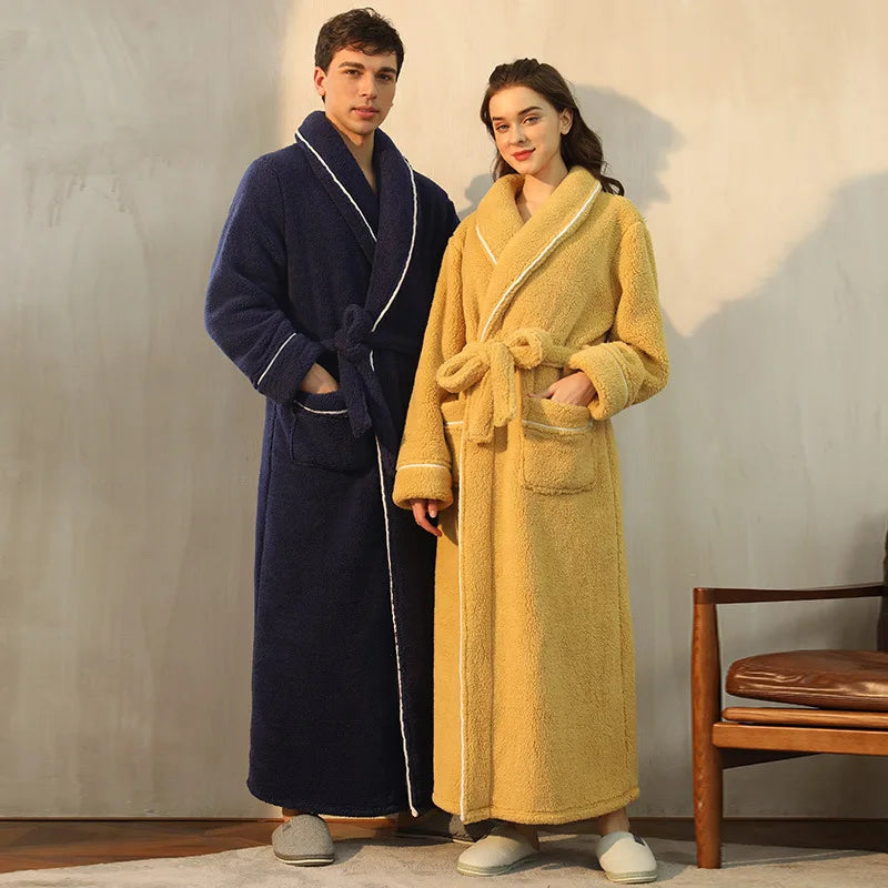 Dean | Unisex Warm & Fluffy Fleece Robe