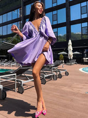 Kathy | Summer Long Sleeve Dress