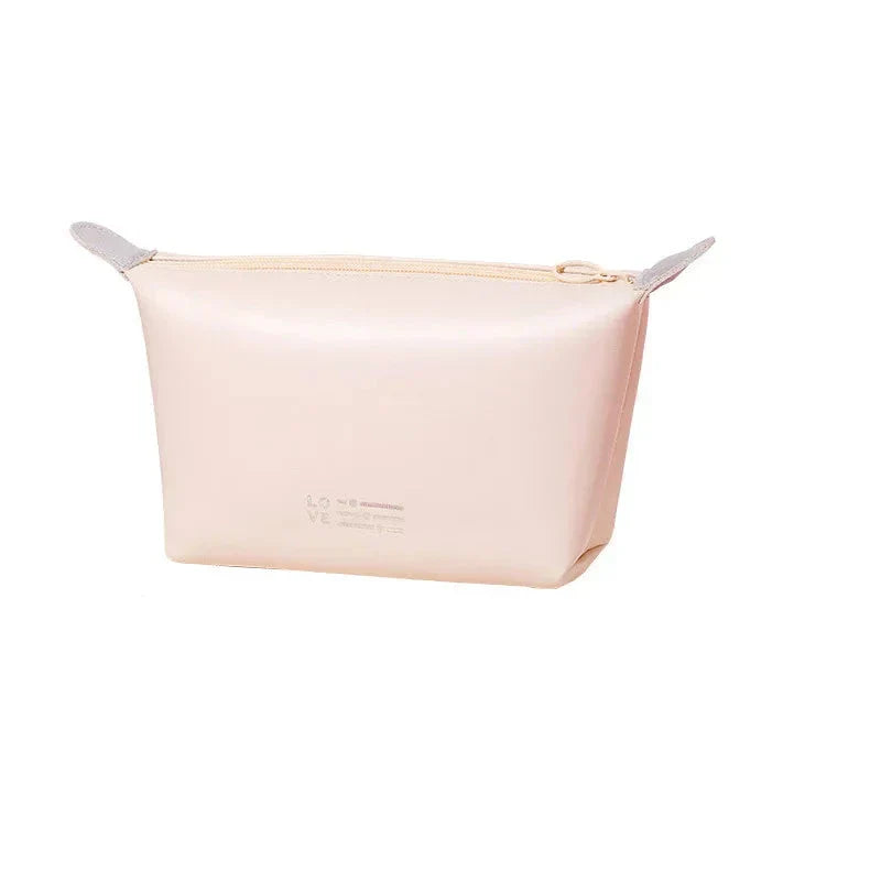 Emmeline | Solid Color Large Capacity Cosmetic Pouch