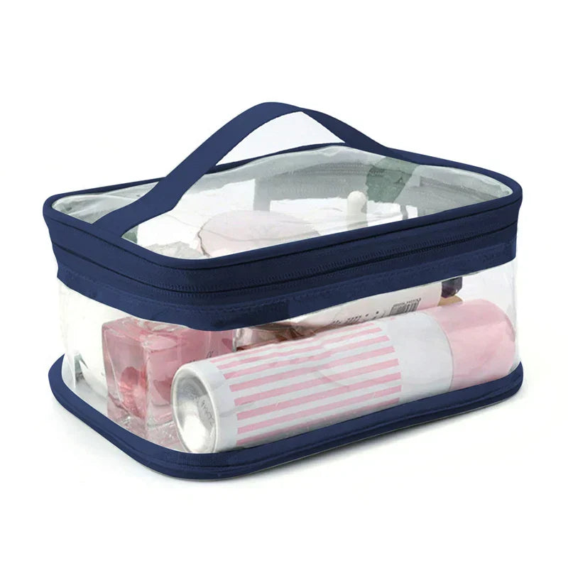 Braelyn | Waterproof Transparent Travel Makeup Cosmetic Bag with Zipper