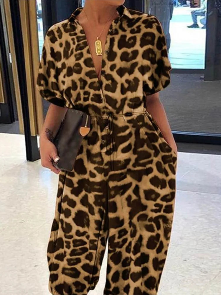 Olivia | Overall V-Neck Jumpsuit