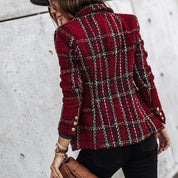 Abby | Stylish Checked Blazer