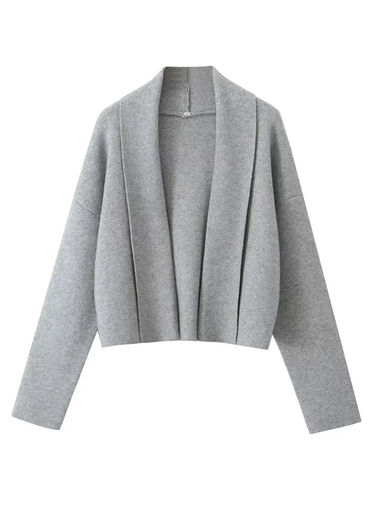 Faye |  Autumn Cardigan with Shawl Collar