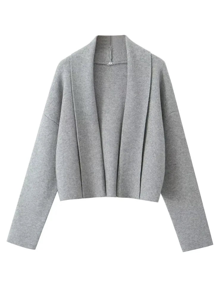 Faye |  Autumn Cardigan with Shawl Collar