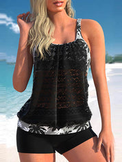 Elegant Cotton Tankini Beach Set by ANIKA - Perfect for Your Coastal Getaway!