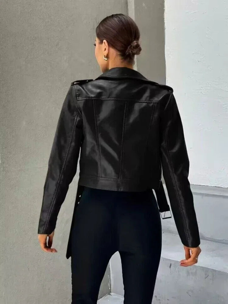 Olive | Bold Nightfall Biker Jacket