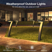 Solar LED Garden Lights - Waterproof Outdoor Pathway Spotlights for Yard & Driveway-3