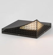 Modern Semi-Pyramid Solar Lights Outdoor with Intelligent Sensor & IP65 Waterproof-1