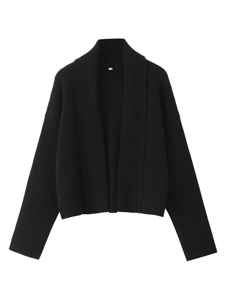 Faye |  Autumn Cardigan with Shawl Collar