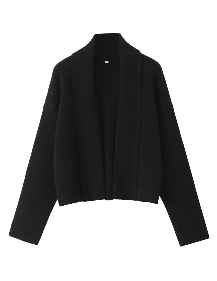 Faye |  Autumn Cardigan with Shawl Collar