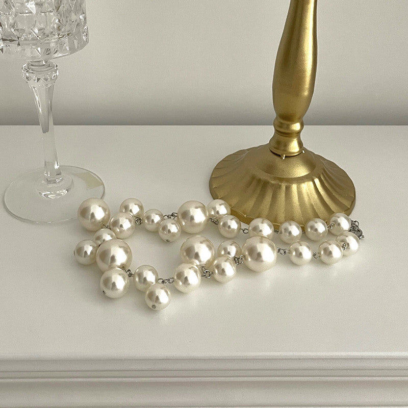 OceanGlow | Elegant Pearl Necklace for Timeless Beauty