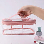 Braelyn | Waterproof Transparent Travel Makeup Cosmetic Bag with Zipper