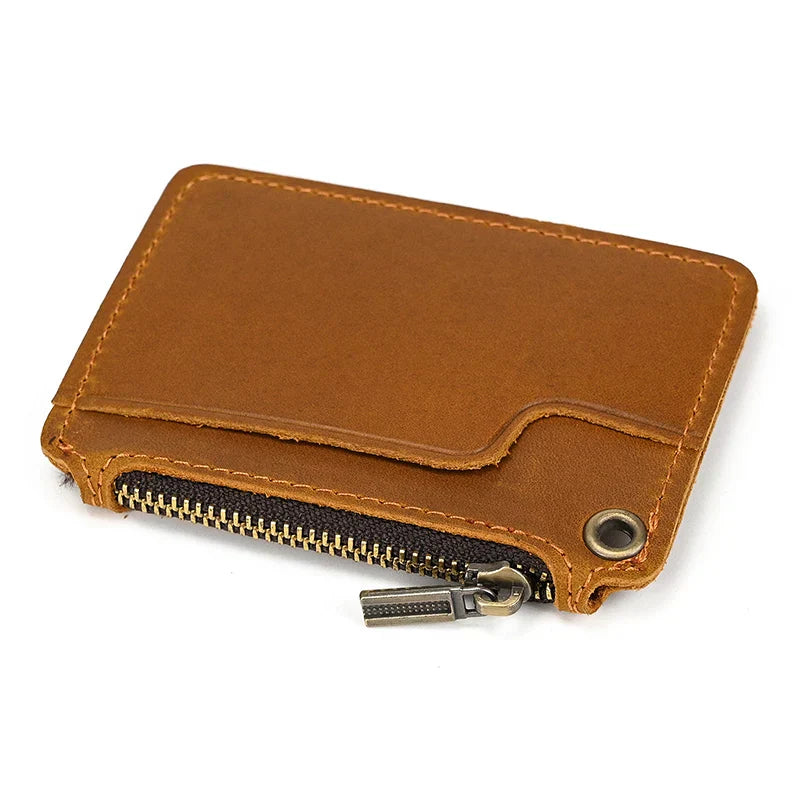 Dani | Vintage Genuine Leather Travel Bag with Coin Pocket