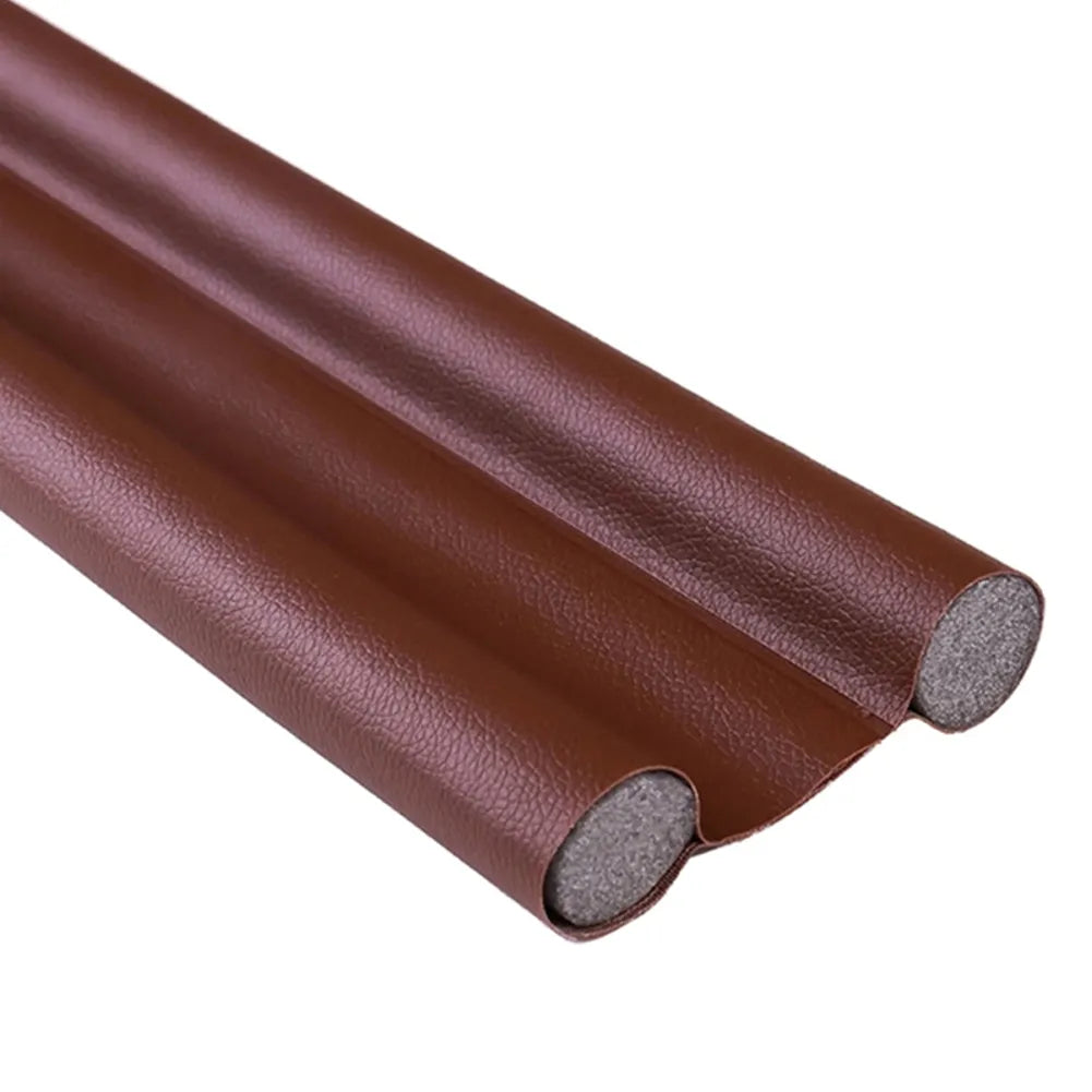 Waterproof draft stopper with noise reduction