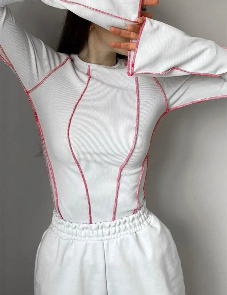 Ribbed stingray top - Roxanne