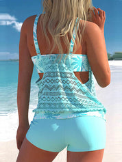 Elegant Cotton Tankini Beach Set by ANIKA - Perfect for Your Coastal Getaway!