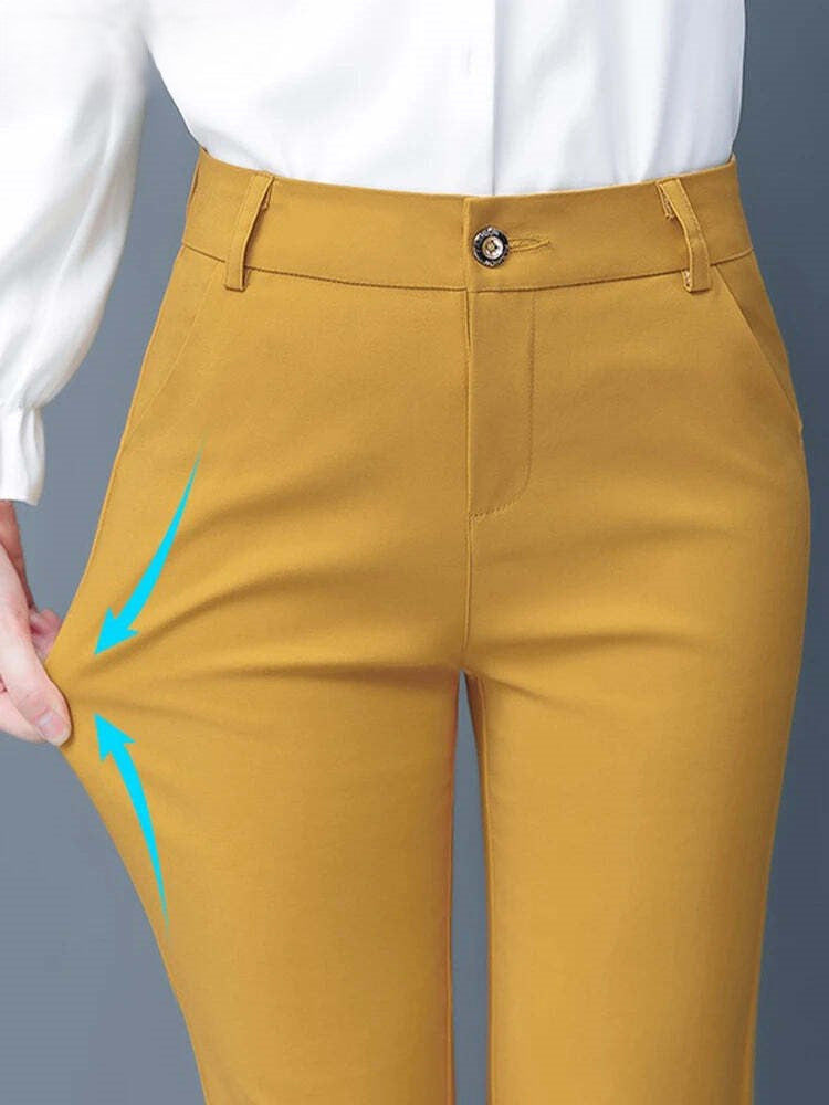 Jane | High Waist Elastic Pants for Plus Size Women