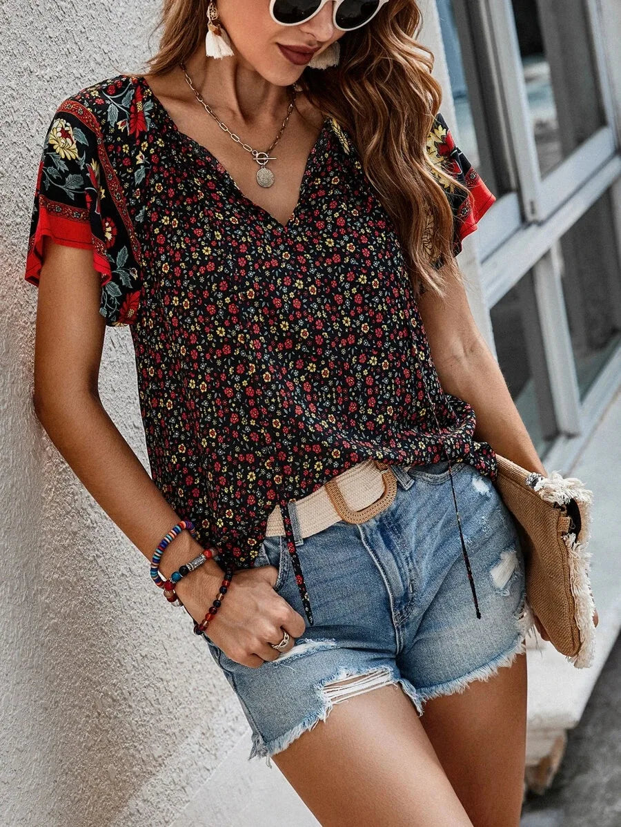 Estelle | Stylish Floral Print Blouse