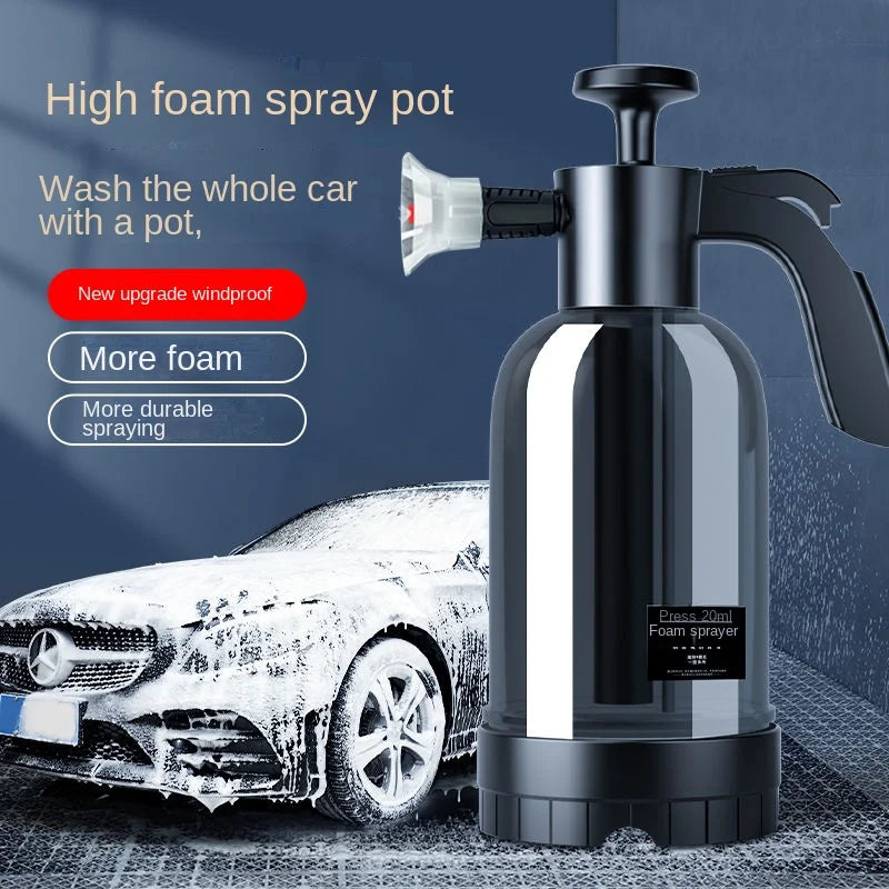Pressed shoe spray with a free double nozzle