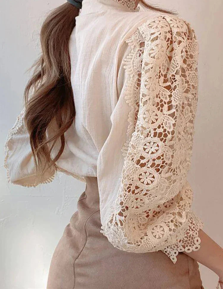 Julia | Sophisticated Long Sleeve Turtleneck Shirt