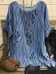 Milena | Casual Half Sleeve Blouse for Plus Size Women