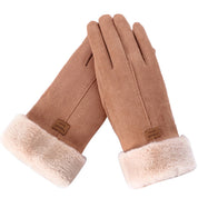 Ava | Cozy & Stylish Furry Winter Gloves