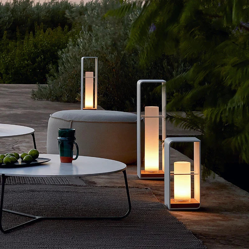 Modern Stainless Steel Solar Garden Lights - Waterproof Outdoor Light Fixtures-4
