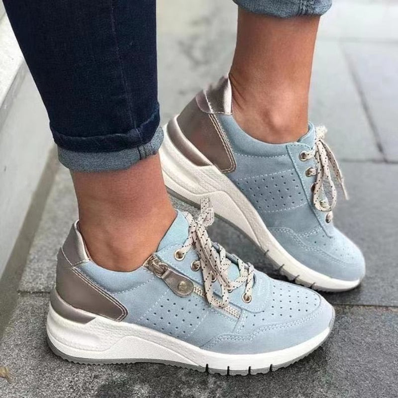 Hayley | Zip Up Sneakers Women