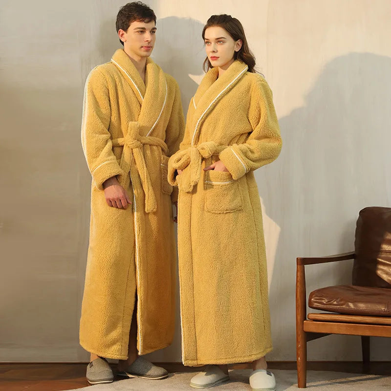 Dean | Unisex Warm & Fluffy Fleece Robe