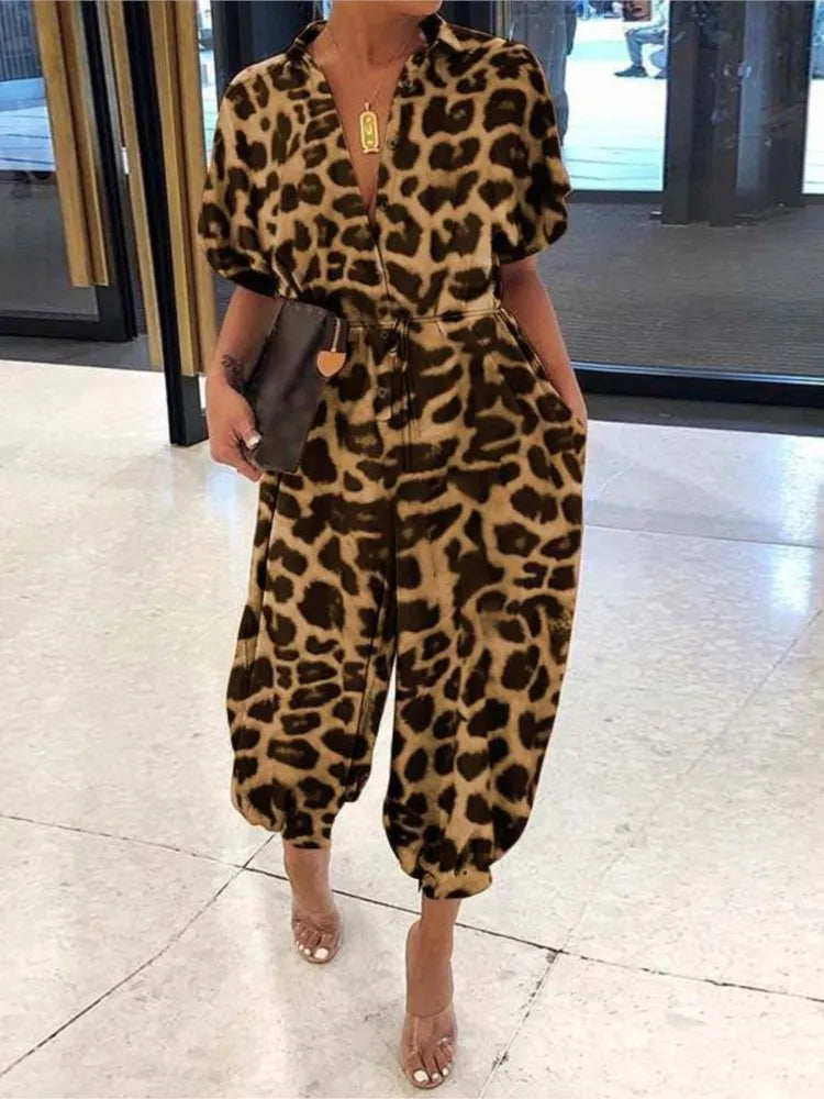 Olivia | Overall V-Neck Jumpsuit