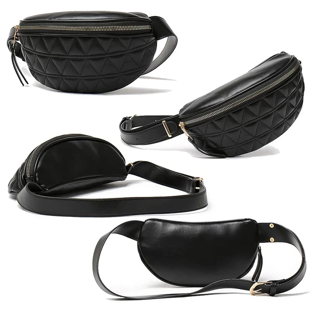 Neri | Stylish Quilted Waist Bag for Hands-Free Convenience