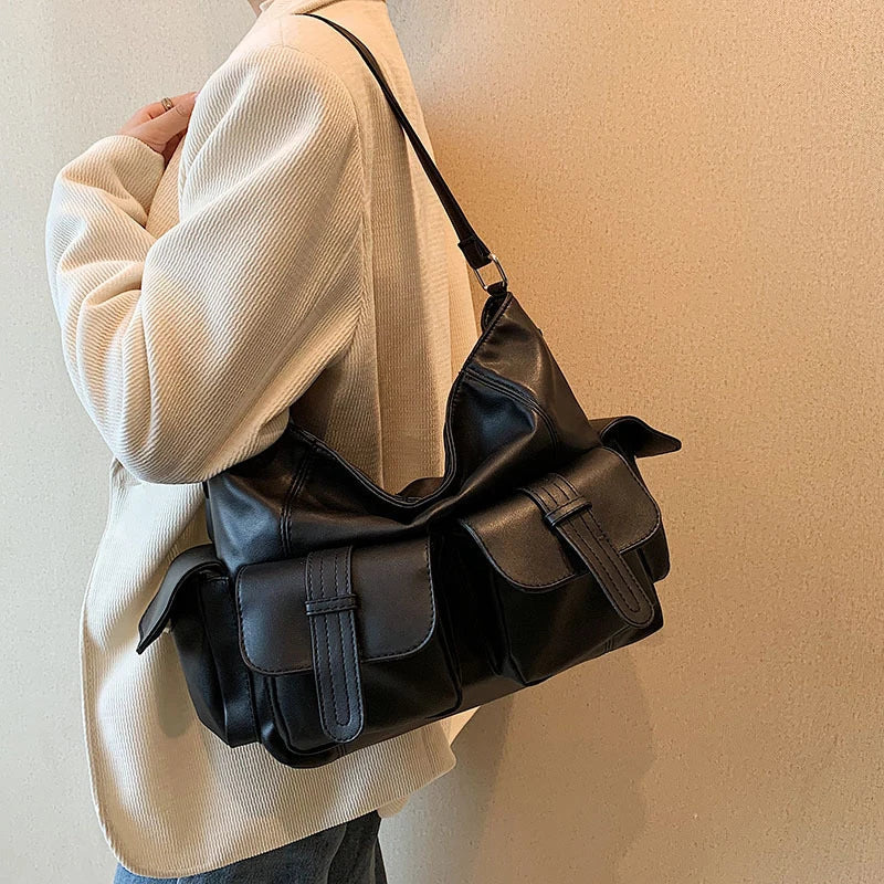 Stella | Elegant Multi-Pocket Shoulder Bag for Everyday Use