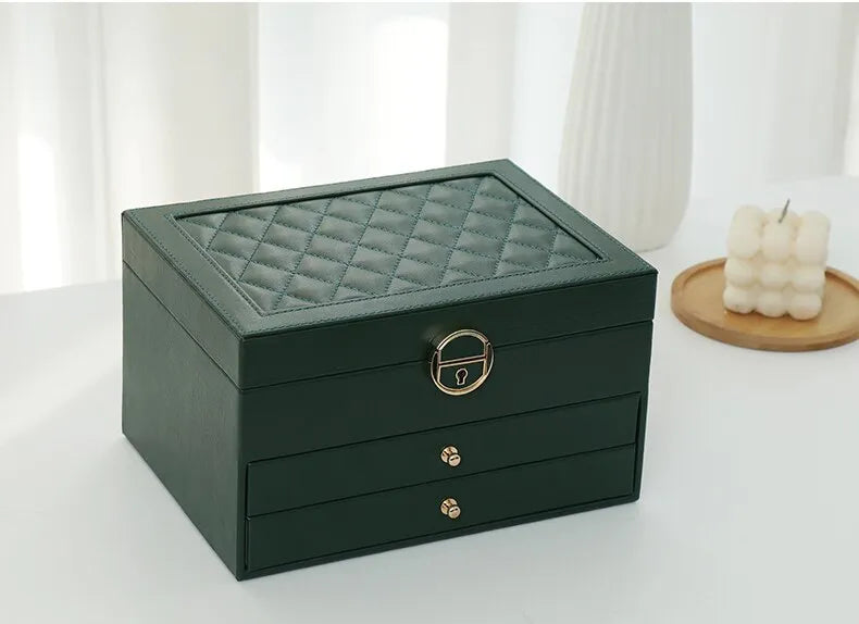 LuxeVault | Triple Layer Jewelry Organizer