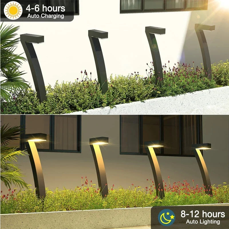 Solar LED Garden Lights - Waterproof Outdoor Pathway Spotlights for Yard & Driveway-6