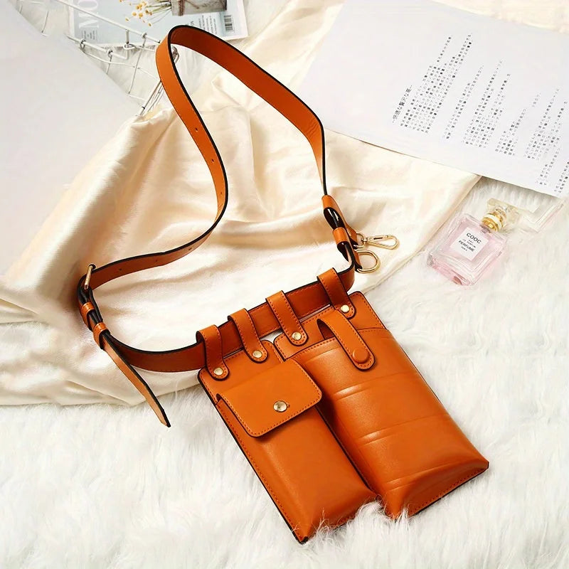 Lizzy | Versatile Dual Pocket Belt Bag for Convenient Storage