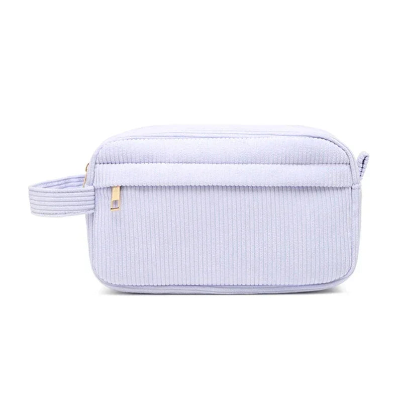 Kamiyah | Soft Cord Cotton Cosmetic Bag for Travel