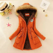 HILDE | Warm Lined Winter Jacket with Hood for Women
